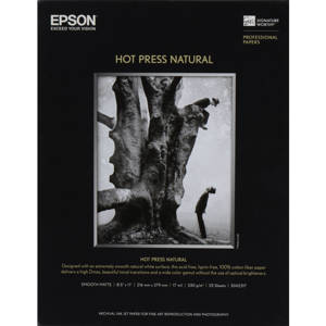 Epson Hot Press Natural Fine Art Smooth Matte Cotton Rag Inkjet Paper S042320