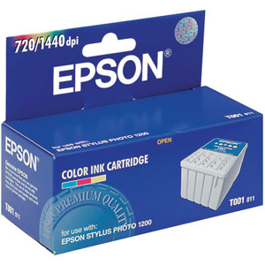  Epson Color Ink Cartridge for the Stylus Photo 1200 Inkjet Printer. 
