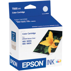  Epson Color Ink Cartridge for the Stylus Color 900 & 980 Series Inkjet Printers. 
