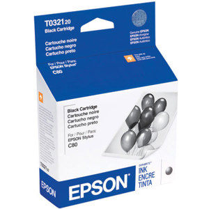  Epson Black Ink Cartridge for Stylus C80, C80N, C82, C82N, C82WN, CX5200 & CX5400 Inkjet Printers. 