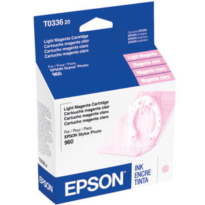  Epson Light Magenta Ink Cartridge for the Stylus Photo 960 Inkjet Printer. 
