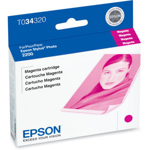  Epson Magenta Ink Cartridge for the Stylus Photo 2200 Inkjet Printer. 