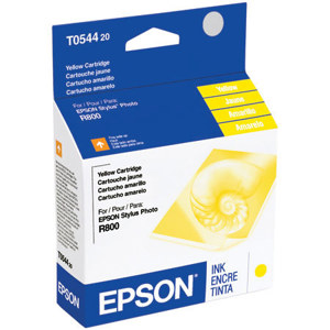  Epson Yellow Ink Cartridge for the Stylus R800 & R1800 Photo Inkjet Printers. 