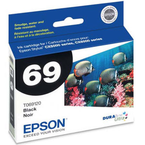  Epson DURABrite Ultra Black Ink Cartridge for many Stylus All-in-One Inkjet Printers. 