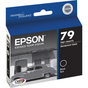  Epson #79 Black Ink Cartridge for the Stylus Wide Format 1400 Photo Printer 