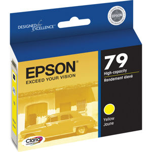  Epson #79 Yellow Ink Cartridge for the Stylus Wide Format 1400 Photo Printer 