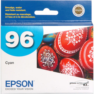  Epson Cyan UltraChrome K3 Ink Cartridge for the Stylus R2880 Photo Inkjet Printer. 
