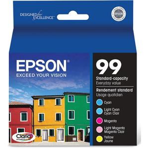  Epson Standard Capacity Claria Multipack Ink Cartridges for the Artisan 700 and 800 Inkjet Printers 
