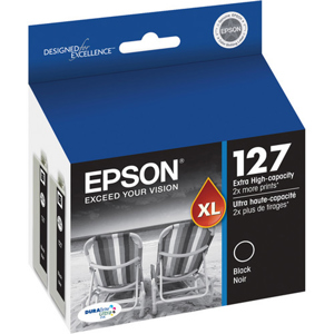  Epson T127120 127 Extra High-Capacity Black Ink Cartridge 