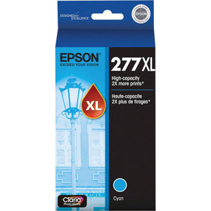 Epson 277 Claria Photo HD High-Capacity Cyan Ink Cartridge 