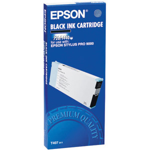  Epson Black Ink Cartridge for the Stylus Pro 9000 Inkjet Printer. 