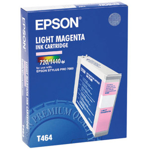  Epson Light Magenta Ink Cartridge for the Stylus Pro 7000 Inkjet Printer. 