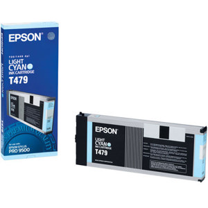  Epson Light Cyan Ink Cartridge for the Stylus Pro 9500 Inkjet Printer. 