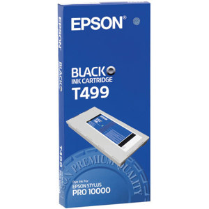  Epson Black Photographic Dye Ink Cartridge for the Stylus Pro 10000 & 10600 Wide Format Inkjet Printers with Dye Inks 