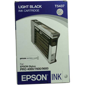  Epson Light Black UltraChrome Ink Cartridge for the Stylus Pro 4000, 7600 and 9600 Inkjet Printers, 110ml. 
