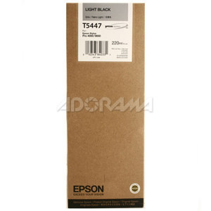  Epson Light Black UltraChrome Ink Cartridge for the Stylus Pro 4000 and 9600 Inkjet Printers, 220ml. 