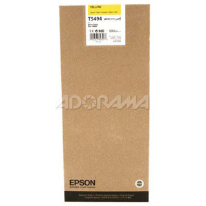  Epson Yellow UltraChrome Ink Cartridge for the Stylus Pro 10600 Wide-Format Inkjet Printer. 
