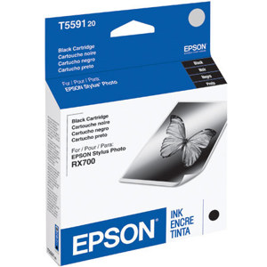  Epson Black Ink Cartridge for the Stylus Photo RX700 All-in-One. 
