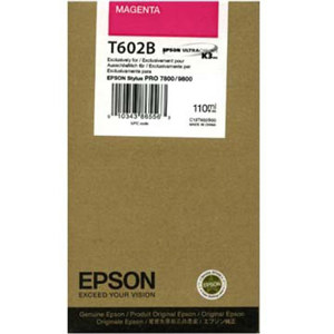  Epson UltraChrome 110 ml. K3 Magenta Pigment Based Ink for the Stylus Pro 7800 & 9800 Inkjet Printers 