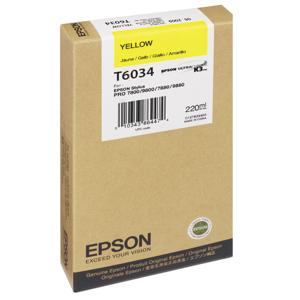  Epson UltraChrome 220 ml. K3 Yellow Pigment Based Ink for the Stylus Pro 7880 & 9880 Inkjet Printers 