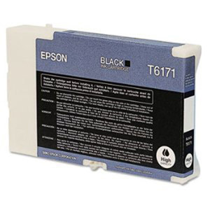 Epson T617100 High Capacity Black Ink Cartridge for B-500DN Business Color Ink Jet Printer, 4000 Pages 