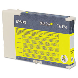  Epson T617400 High Capacity Yellow Ink Cartridge, 7000 Pages, 100 ml 
