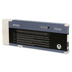  Epson T618100 Extra High Capacity Black Ink Cartridge for B-500DN Business Color Ink Jet Printer, 8000 Pages 