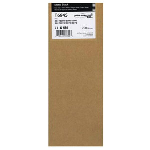  Epson T694500 700ml Matte Black UltraChrome XD Ink Cartridge for SureColor T3000/T5000/T7000 Printers, 16,000 Pages Yield, 