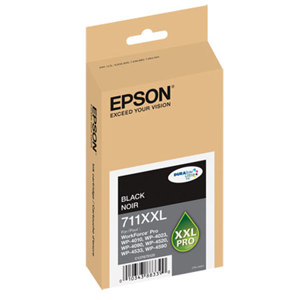  Epson T711 XXL Black Ink Cartridge, 3400 Pages Yield 