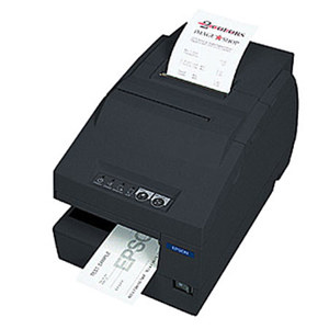  Epson TM-H6000III Thermal and Dot Matrix Receipt Printer with MICR and Endorsement, Serial Interface, Dark Gray 