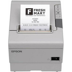  Epson TM-T88V Direct Thermal Receipt Printer with Serial USB Interface, Up to 708.7"/min Max Print Speed, Cool White 