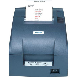  Epson TM-U220A-153 2 Colors Dot Matrix Receipt Printer with 17.8 cpi Resolution, Dark Gray 