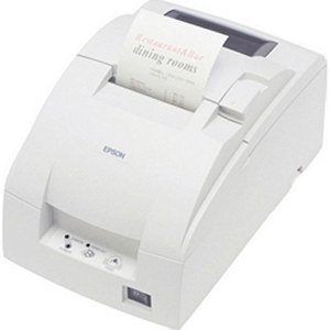  Epson TM-U220B POS Two Colors Dot Matrix Receipt Printer, Cool White 