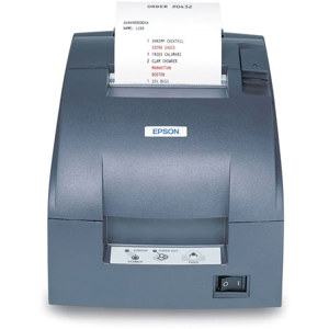  Epson TM-U220D POS Two Colors Dot Matrix Receipt Printer, Dark Gray 