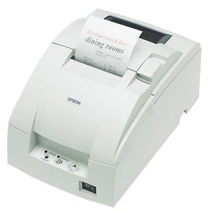  Epson TM-U220D-103 2 Colors POS Receipt Printer with Up to 6 lines/sec Max Print Speed, Cool white 