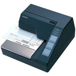  Epson TM-U295P POS Receipt Printer, 16.2 cpi Resolution, Upto 2.1 Lines/Sec Print Speed, Dot Matrix, 7 Pin, Monochrome, Parallel, Dark Grey 