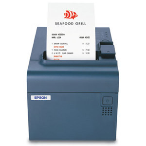 Epson TM-T90-024 POS Receipt Printer, Thermal Line, Monochrome, 180x180dpi Resolution, Up to 401.6"/min Speed, Serial 