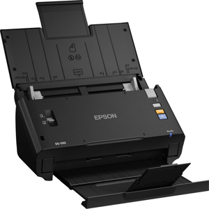  Epson WorkForce DS-510 Color Document Scanner, 600 dpi Optical, 26ppm Speed, 50 Sheets Capacity ADF, USB 2.0 