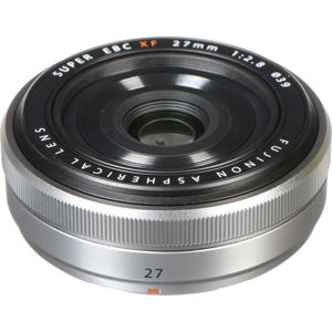  Fujifilm XF 27mm (41mm) F/2.8 R Lens - Silver 