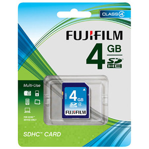 Fujifilm 4GB Class 4 SDHC Memory Card: Picture 1 regular