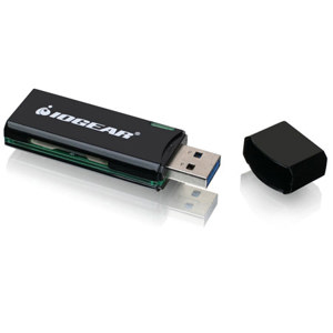Iogear SuperSpeed USB 3.0 SD/Micro SD Card Reader / Writer GFR304SD