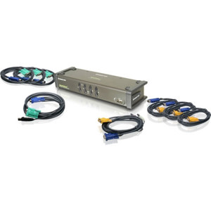 Iogear GCS1744TAA 4-Port Dual View KVM Switch GCS1744TAA