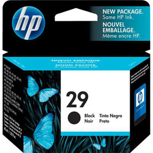 HP #29 Black Ink Cartridge for the DeskWriter 600, DeskJet 600, 600C, 660Cse, 670C, 670TV, 672C, 682C, 690C, 692C, 693C, 694C, 695C, 697C, 660C, 680C, 694C, Fax 910, 920, and Others