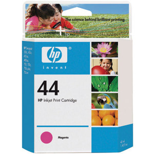  HP #44 Magenta Ink Cartridge for Many Designjet Series Inkjet Printers. 