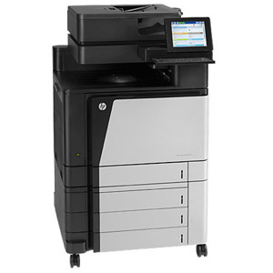  HP LaserJet Enterprise M880z Color Multifunction Printer, 46ppm Black/Color, 1200x1200 dpi, (4) 500 Sheet Input Tray - Print, Copy, Scan, Fax 