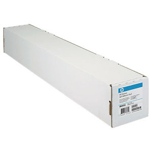  HP Pressure Sensitive Adhesive White, Matte Inkjet Vinyl, 328 g/m2, 6.2 mil, 36"x40' Roll - 2 Pack 