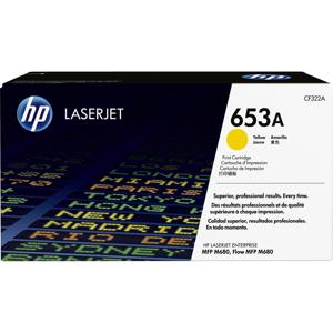  HP 653A Yellow LaserJet Toner Cartridge for Enterprise MFP M680 Series, 16,500 Pages Yield 