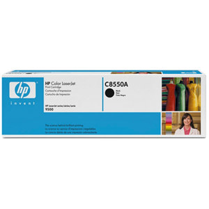  HP Color LaserJet C8550A Black Print Cartridge for Various Printers, Yield: 25,000 Pages 