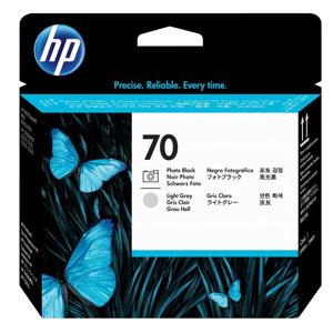  HP # 70 Replacement Photo Black & Light Gray Printhead for the Photosmart Pro B9180 & B8850 Printers,  Designjet Z2100 & Z3100 Series 