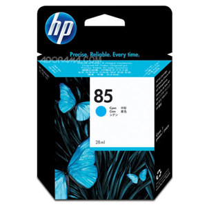  HP # 85 Cyan Ink Cartridge for the Designjet 30, 90 & 130 Inkjet Printers, 28ml. 